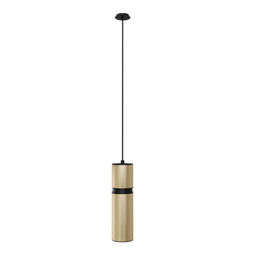 Pendant Light Avenue Lighting HF1075-BBK Cicada 10"H LED Pendant in Knurled Brass and Black in Knurled Brass With Black Avenue Lighting