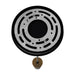Pendant Light Avenue Lighting HF1078-BBK Cicada 13"H Cylinder LED Pendant in Black and Knurled Brass in Black With Knurled Brass Avenue Lighting