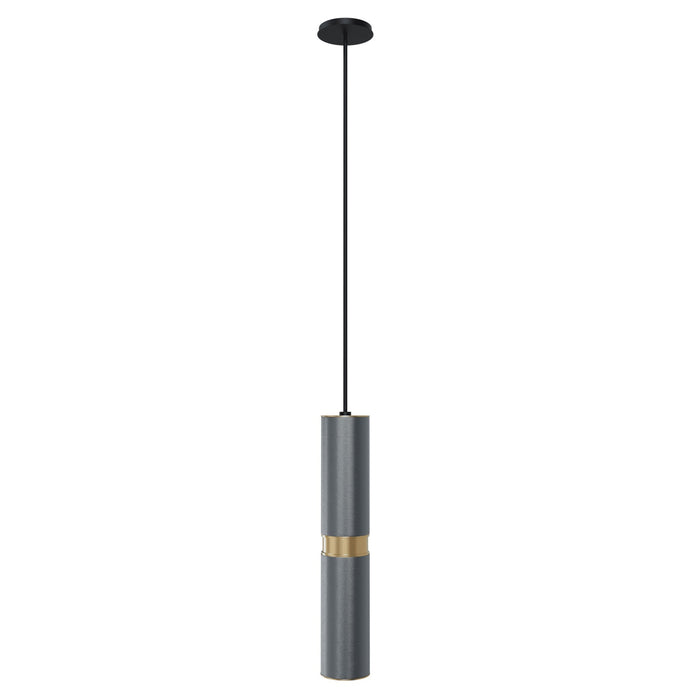 Pendant Light Avenue Lighting HF1077-BLG Cicada 13"H LED Pendant in Knurled Light Grey and Brass in Knurled Light Grey With Brass Avenue Lighting
