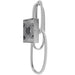 Wall Sconce Avenue Lighting HF5022-CH Circa 3-Ring 22"H LED Wall Sconce in Chrome Avenue Lighting