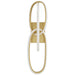 Wall Sconce Avenue Lighting HF5022-GL Circa 3-Ring 22"H LED Wall Sconce in Gold Avenue Lighting