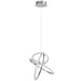 Pendant Light Avenue Lighting HF5023-CH Circa 3-Ring 23"W LED Pendant in Chrome Avenue Lighting