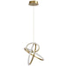 Pendant Light Avenue Lighting HF5023-GL Circa 3-Ring 23"W LED Pendant in Gold Avenue Lighting