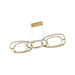Pendant Light Avenue Lighting HF5025-GL Circa 6-Ring 63"W LED Pendant in Gold Avenue Lighting
