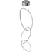 Pendant Light Avenue Lighting HF5026-CH Circa 3-Ring 28"W LED Pendant in Chrome Avenue Lighting