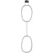 Pendant Light Avenue Lighting HF5026-BK Circa 3-Ring 28"W LED Pendant in Black Avenue Lighting