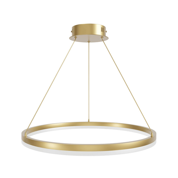Pendant Light Avenue Lighting HF5027-GL Circa 24"W LED Ring Pendant in Gold Avenue Lighting