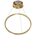 Pendant Light Avenue Lighting HF5027-GL Circa 24"W LED Ring Pendant in Gold Avenue Lighting