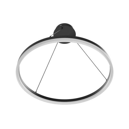 Pendant Light Avenue Lighting HF5027-BK Circa 24"W LED Ring Pendant in Black Avenue Lighting