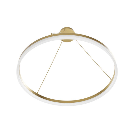 Pendant Light Avenue Lighting HF5028-GL Circa 31"W Ring LED Pendant in Gold Avenue Lighting