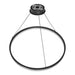 Pendant Light Avenue Lighting HF5028-BK Circa 31"W Ring LED Pendant in Black Avenue Lighting