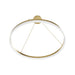 Pendant Light Avenue Lighting HF5029-GL Circa 39"W Ring LED Pendant in Gold Avenue Lighting