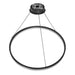 Pendant Light Avenue Lighting HF5029-BK Circa 39"W Ring LED Pendant in Black Avenue Lighting