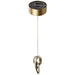 Pendant Light Avenue Lighting HF5021-GL Circa 3-Ring 6"W LED Pendant in Gold Avenue Lighting