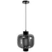 Pendant Light Avenue Lighting HF7810-GM Cosmopolitan 9"W Pendant in Gunmetal/Smoked Glass in Gun Metal Avenue Lighting