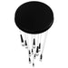 Multi-Light Pendant Avenue Lighting HF7713-GM Encino 13-Light 22"W Cone Shape Pendant in Gunmetal in Gun Metal Avenue Lighting
