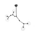 Chandelier Avenue Lighting HF8085-DBZ Fairfax Ave. 66"W 5-Light Chandelier in Dark Bronze/Clear Glass Avenue Lighting