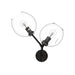Wall Sconce Avenue Lighting HF8082-DBZ Fairfax Ave. 18"H 2-Light Wall Sconce in Dark Bronze/Clear Glass in Brushed Brass Avenue Lighting