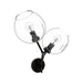 Wall Sconce Avenue Lighting HF8082-DBZ Fairfax Ave. 18"H 2-Light Wall Sconce in Dark Bronze/Clear Glass in Brushed Brass Avenue Lighting