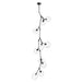 Chandelier Avenue Lighting HF8080-DBZ Fairfax Ave. 10-Light 26"W Chandelier in Dark Bronze/Clear Glass Avenue Lighting