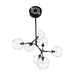 Chandelier Avenue Lighting HF8070-DBZ Fairfax Ave. 7-Light 30"W Chandelier in Dark Bronze/Clear Glass Avenue Lighting