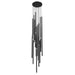 Multi-Light Pendant Avenue Lighting HF2800-BLK Filmore Ave. Filmore 25-Light 24"W Round Pendant in Black Avenue Lighting