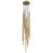 Multi-Light Pendant Avenue Lighting HF2800-AB Filmore Ave. Filmore 25-Light 24"W Round Pendant in Aged Brass Avenue Lighting