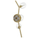 Wall Sconce Avenue Lighting HF4803-CLR Hampton 3-Light 22"H Wall Sconce in Brushed Brass Avenue Lighting