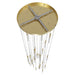 Multi-Light Pendant Avenue Lighting HF2031-BOA-BB Main St. Main Street 31-Light 30"W Pendant in Brushed Brass/Studded Crystals Avenue Lighting
