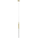 Pendant Light Avenue Lighting HF2020-BOA-BB Main St. Main Street 1-Light 2"W Mini Pendant in Brushed Brass/Studded Crystal Avenue Lighting