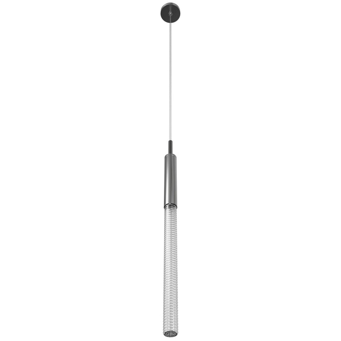 Pendant Light Avenue Lighting HF2020-BOA-PN Main St. Main Street 1-Light 2"W Mini Pendant in Polished Nickel/Studded Crystal Avenue Lighting