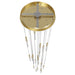 Multi-Light Pendant Avenue Lighting HF2021-BOA-BB Main St. Main Street 21-Light 22"W LED Pendant in Brushed Brass/Studded Crystals Avenue Lighting