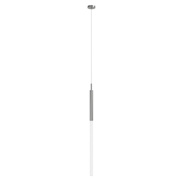 Pendant Light Avenue Lighting HF2020-FR-PN Main St. Main Street 1-Light 2"W Mini Pendant in Polished Nickel/Frosted Crystal Avenue Lighting