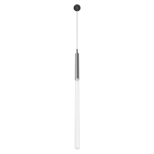 Pendant Light Avenue Lighting HF2020-FR-PN Main St. Main Street 1-Light 2"W Mini Pendant in Polished Nickel/Frosted Crystal Avenue Lighting