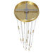 Pendant Light Avenue Lighting HF2021-FR-BB Main St. Main Street 21-Light 22"W Pendant in Brushed Brass/Frosted Crystals Avenue Lighting