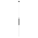 Pendant Light Avenue Lighting HF2020-FR-BK Main St. Main Street 1-Light 2"W Mini Pendant in Black/Frosted Crystal Avenue Lighting