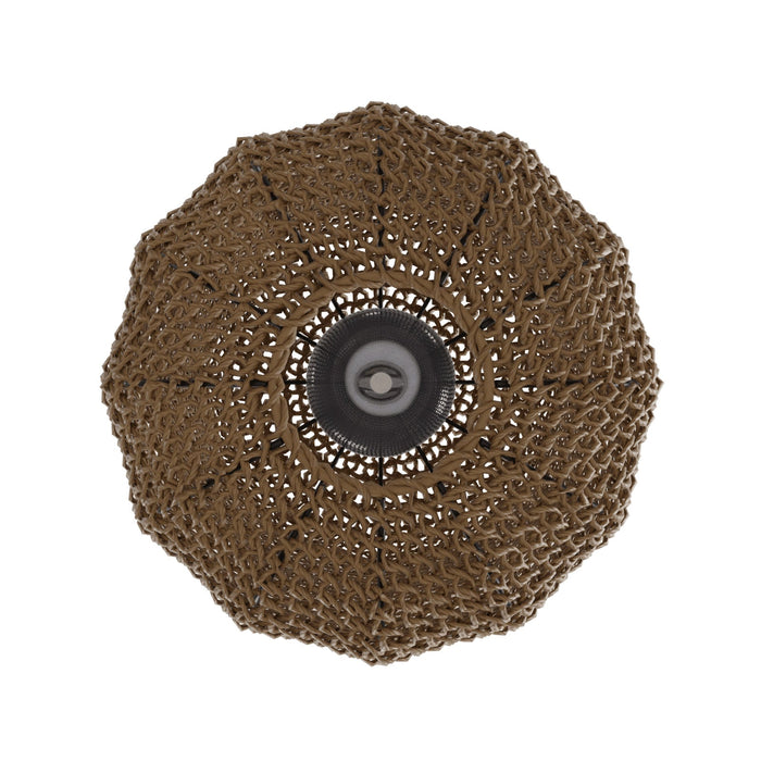 Pendant Light Avenue Lighting HF1005-RP Malibu 16"H Pendant in Black with Natural Hemp Rope Avenue Lighting
