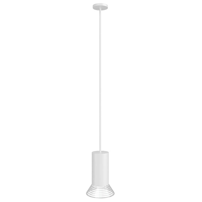 Pendant Light Avenue Lighting HF1950-WHT Newport 6"W Mini Pendant in White Avenue Lighting