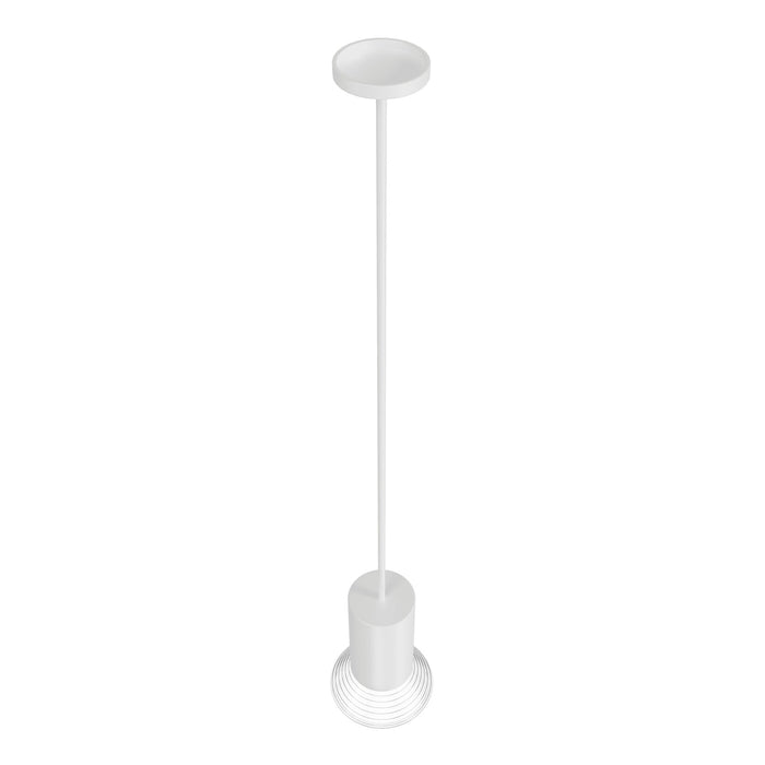 Pendant Light Avenue Lighting HF1950-WHT Newport 6"W Mini Pendant in White Avenue Lighting