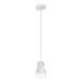 Pendant Light Avenue Lighting HF1950-WHT Newport 6"W Mini Pendant in White Avenue Lighting