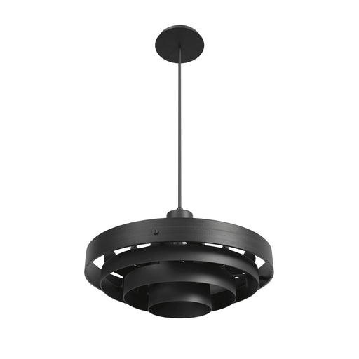 Pendant Light Avenue Lighting HF1952-BK Newport 16"W Round Pendant in Black Avenue Lighting