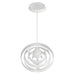 Pendant Light Avenue Lighting HF1952-WHT Newport 16"W Round Pendant in White Avenue Lighting