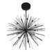 Chandelier Avenue Lighting HF8200-BK Palisades Ave. 60"W Multi-Light Chandelier in Black Avenue Lighting