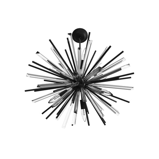 Chandelier Avenue Lighting HF8201-BK Palisades Ave. 24"W Pendant in Black Avenue Lighting