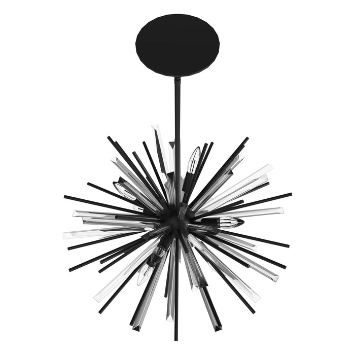 Chandelier Avenue Lighting HF8201-BK Palisades Ave. 24"W Pendant in Black Avenue Lighting