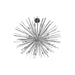 Chandelier Avenue Lighting HF8200-CH Palisades Ave. 60"W Multi-Light Chandelier in Chrome With Clear Glass Avenue Lighting