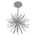 Chandelier Avenue Lighting HF8201-CH Palisades Ave. 24"W Pendant in Chrome With Clear Glass Avenue Lighting