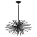 Chandelier Avenue Lighting HF8202-BK Palisades Ave. 32"W Pendant in Black Avenue Lighting