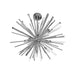 Chandelier Avenue Lighting HF8202-CH Palisades Ave. 32"W Pendant in Chrome With Clear Glass Avenue Lighting