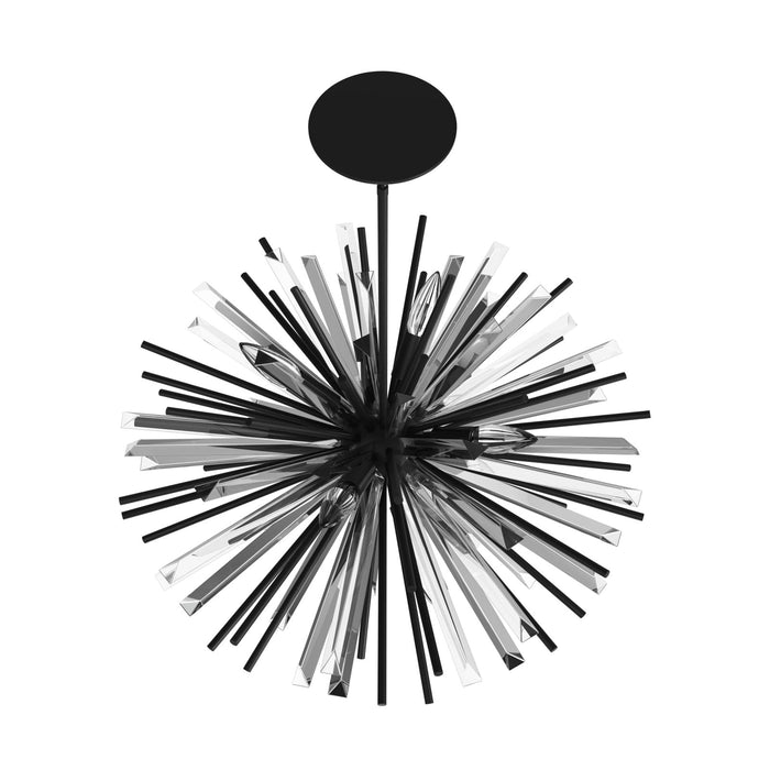 Chandelier Avenue Lighting HF8203-BK Palisades Ave. 39"W Pendant in Black Avenue Lighting